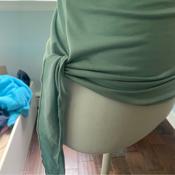 Island Importer Top Medium Pebble Blue Bangkok Jersey Rayon NWT - Picture 12 of 16